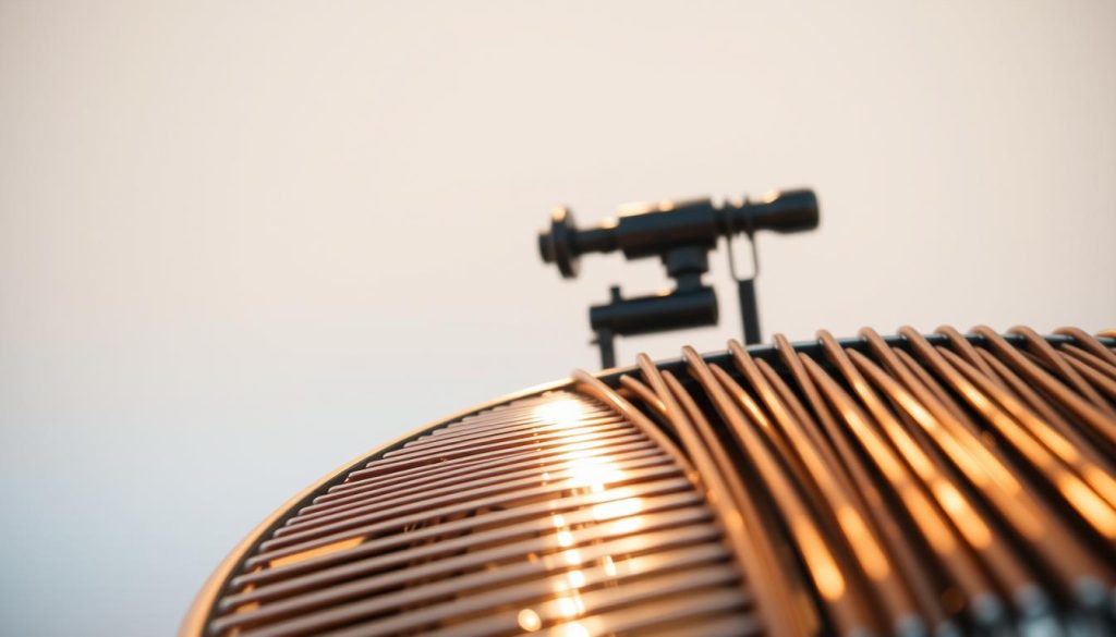 A steel tongue drum with an accordable design, capturing the essence of a unique musical instrument. In the foreground, the drum's intricate pattern of tongues is visible, each one carefully tuned to produce a harmonious sound. The instrument is bathed in warm, natural lighting, accentuating the metallic sheen of the steel. In the middle ground, the drum's adjustable mechanism is prominently featured, allowing the user to fine-tune the pitch and tone to their preference. The background is a minimalist, clean setting, placing the focus solely on the captivating form and function of this innovative tongue drum. A steel tongue drum with an accordable design, capturing the essence of a unique musical instrument. In the foreground, the drum's intricate pattern of tongues is visible, each one carefully tuned to produce a harmonious sound. The instrument is bathed in warm, natural lighting, accentuating the metallic sheen of the steel. In the middle ground, the drum's adjustable mechanism is prominently featured, allowing the user to fine-tune the pitch and tone to their preference. The background is a minimalist, clean setting, placing the focus solely on the captivating form and function of this innovative tongue drum.