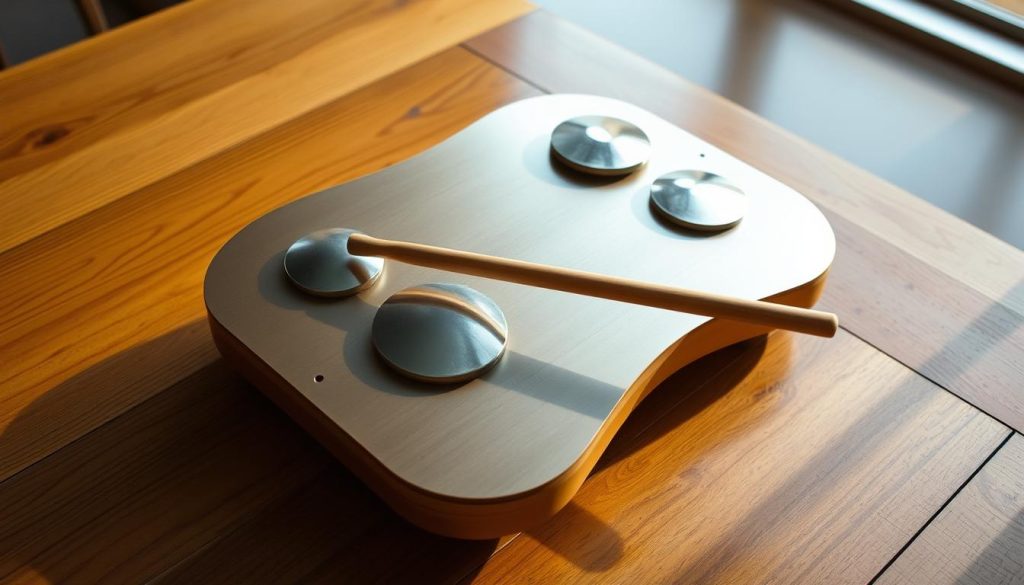Comment ajouter des baguettes pour varier les sons du tongue drum